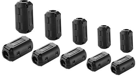 SWOOMEY 20stücke Magnetische Ferritringe Als Rauschfilter Für Kabel Anti-kabelclip Aufsteckbar Zur Unterdrückung Von Störungen Bei Audio Und Video-kabeln Zur Verbesserung Der Signalintegri