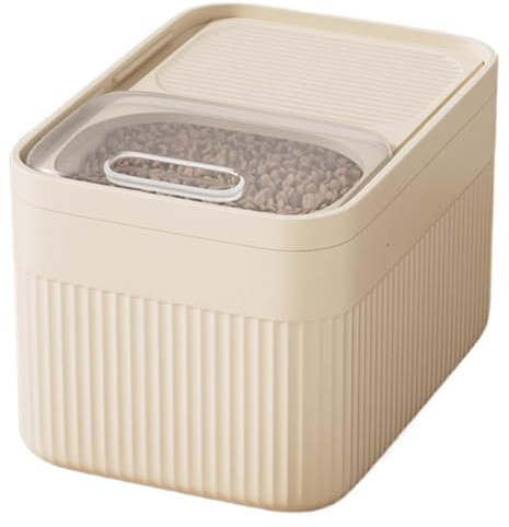 Contenant de Stockage pour Nourriture de Chien - Bac hermétique 10L pour aliments secs, conservation longue durée | Récipient de croquettes avec tasse doseuse, boîte anti-humidité pour animaux, rangem