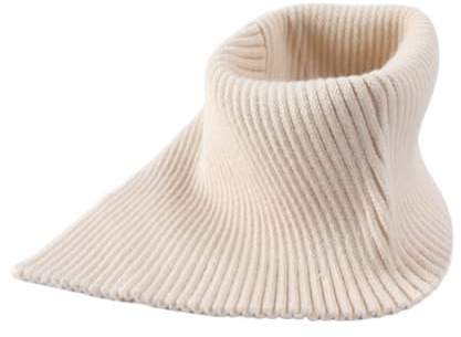 YWTAENOH Winter Rollkragen Dickey Kragen Abnehmbarer Dreieckstuch Rippstrick Wärmer Nackenschutz Schal für Damen und Herren