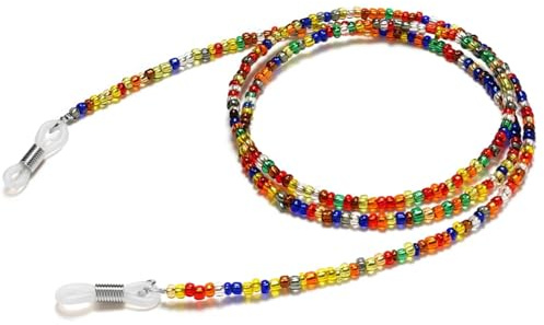 CHENWEIHAI Brillenkette Brillenketten Niedliche Bunte Perlen Für Frauen Brillen String Halter Gurte Brillen Kette Schnüre Coloronpicture