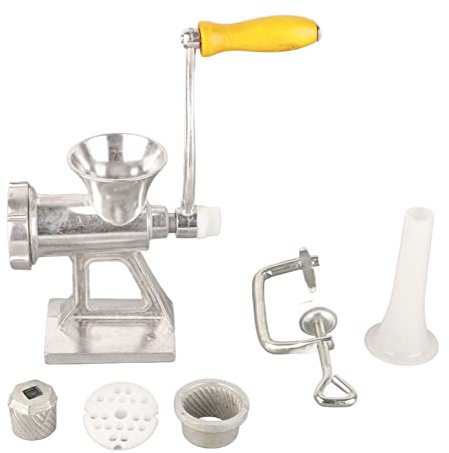 Tritacarne manuale a manovella tritacarne macinatrice lega di alluminio di alta qualità per domestica ristorante macelleria carne di maiale manzo agnello pollo spezie pepe