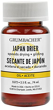 Grumbacher Japan Drier Medium for Oil Paintings, 2-1/2 Oz. Jar, #5572