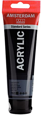 Amsterdam Standard Series Acrylfarbe Tube 120 ml Lampenschwarz 702 (17097022)