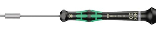 Wera 05118110001 2069 Elektroniker-Steckschlüssel, 2.0 x 60 mm