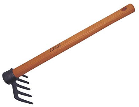 Ideal Kleinrechen Exclusiv mit 5 Zinken, Braun/Grau, 40.3 x 11.2 x 12 cm