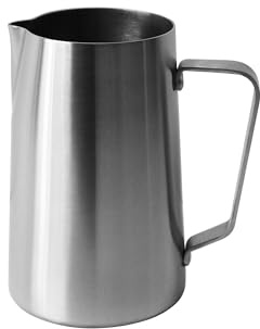 Jarra de leche profesional de acero inoxidable de Pinti Inox, 1 l.