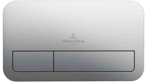Villeroy & Boch VB Placa de accionamiento ViConnect 9224 253x145x62mm Cromado Mate