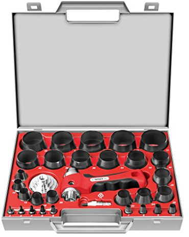 Paffrath Satz koppelbare Lochstanzer, Durchmesser 2-50 mm, 0800250