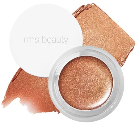 RMS Beauty Buriti Bronzer - Cream Bronzer, Face & Body Shimmer Bronzer & Highlighter, Face Glow Highlighter Makeup, Face Highlighter & Makeup Bronzer