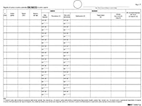 EDIPRO - E2884/1 - Registro de carga/descarga ovinos/caprinos 23 páginas numeradas f.to 24,5x31
