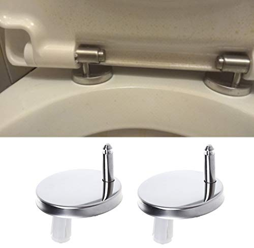 BIlinl 2Pcs Top Fix WC Sedili WC Raccordi per Cerniere Vite a Cerniera per Coperchio a sgancio rapido