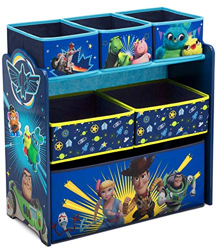 Disney/Pixar Toy Story 4 6 Bin Design and Store Toy Organizer by Delta Children