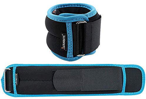 1 Paar Knöchelgewicht Einstellbares Gewicht zum Fitness, Übung, Gehen, Joggen, Fitnessstudio /. Blau,Ankle(2x2kg)