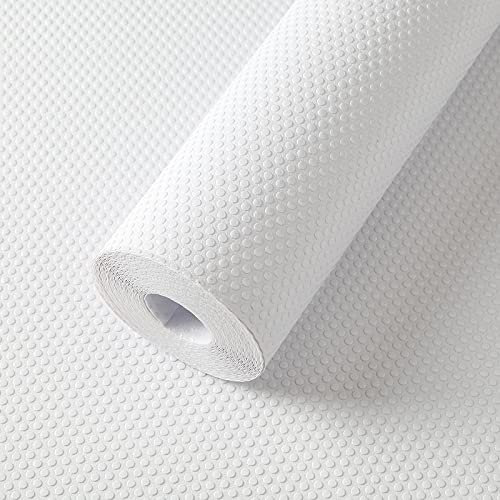 FLPMIX Regaleinlage 61 cm breit – wasserdichte Schrankeinlagen, nicht klebend, leicht zu schneiden unter der Spüle, Matte für Küchenschubladen, Regale, 61 x 762 cm, Weiß