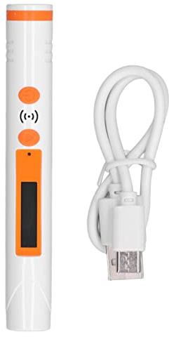 Haofy ZN-HFS-P3 Nuclear Radiation Detector Pen, USB-Aufladung Echtzeitmessung Geigerzähler Nuclear Radiation Tester | Real-Time Dose Rate & Accumulated Dose Tracking, Audible & Visual Over-Limit Alert, 1800mAh Battery for 50Hr Use, Portable AB