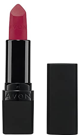 Avon Ultra Matte Lipstick Ravishing Rose with Vitamin E, Avocado Oil and Sesame Oil for Comfortable Coverage that Won't Cake, Crack or Dry
