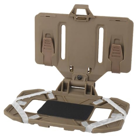 Support De Téléphone pour Gilet Tactique - Pochette pour Téléphone Portable avec Dégagement Rapide, Support De Fixation De Téléphone Plié Mains Libres Étui Léger pour Smartphone