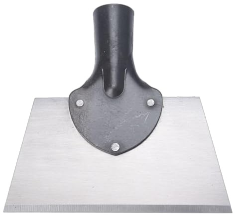 Paletta piatta per erbacce, pala da giardino, strumento per la pulizia del giardino, pala in acciaio, per la pulizia delle erbacce e dei rifiuti