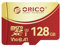 ORICO Tarjeta de memoria microSDXC UHS-I de 128 GB, 100 MB/s, recodificación 4K UHD, U3, Clase 10, V30, A1, Micro SD para cámara de acción, cámara de salpicadero, tarjeta TF F3