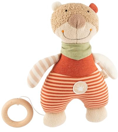 sigikid Spieluhr mit Wunschmelodie - Geschenk zur Geburt oder Taufe - Einschlafhilfe für Babys ab Geburt Tröster Kuscheltier Babyspielzeug