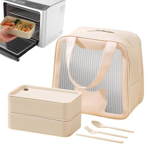 apilable - japonesa, reutilizable | apilable japonesa para adultos con bolsa para el almuerzo, 720 ml por capa para microondas – Caja aislante para lavavajillas