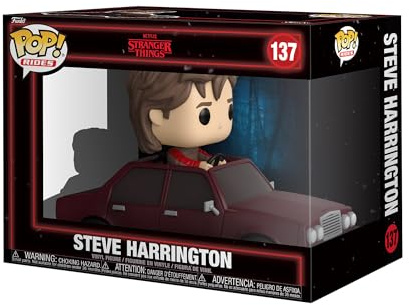 Funko POP! Rides: Stranger Things Season 5 - Steve Harrington - Collectable Vinyl Figure - Gift Idea - Official Merchandise - Toys for Kids & Adults - Fantasy Fans - Model Figure for Collectors
