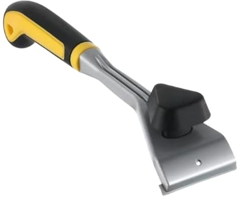 Zestivra Raschietto per giunti in carburo, strumento per rimozione di adesivi, raschietto resistente per soffitti, per metallo, piastrelle, cemento, stufa, tavolo da cottura, finestra, mobile