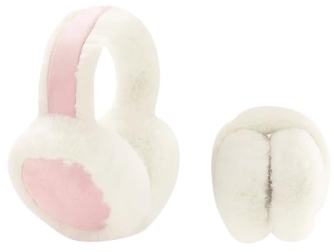 Winter Ohrenschützer Damen Faltbare Ohrenwärmer Kunstpelz Wildleder Ohrenschutz Weich Ear Muffs Ear Warmers for Women