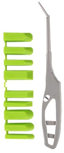 Utensile Per Stuccatura | Spatola Riutilizzabile per Rimuovere la Malta - Kit con 9 Teste e Manico Ergonomico per Stuccatura - Per Piastrelle Cucina Finestre Pavimenti