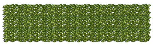vidaXL Balkonsichtschutz mit Blättern Grün und Gelb 300 x 75 cm, Künstliches Efeu für Sichtschutz, moderne Balkon-Deko, pflegeleicht, wetterfest, Gartenteilung, Outdoorschutz