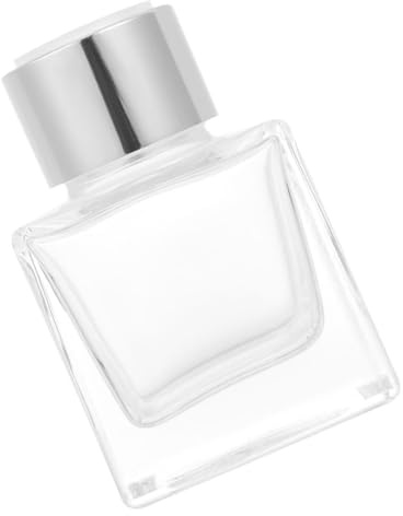 DOITOOL Flacon diffuseur d'intérieur Verre Unique Forme 50ml léger pour Bureau et Salle de Bain Mini Vase Portable Couleur Aléatoire