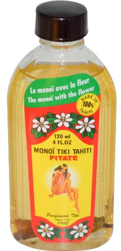 Coconut Oil Jasmine (Pitate) Monoi Tiare Cosmetics 4 oz Oil