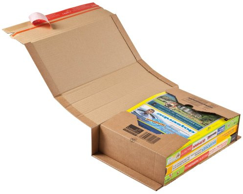 ColomPac CP020.14 Flexible Wickelverpackung aus Wellpappe, 330 x 270 x 80 mm, braun