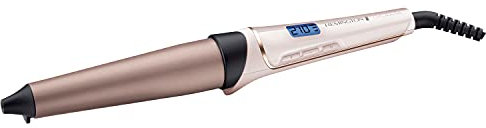 Remington PROluxe Curling Wand (25mm-38mm Barrel, Grip Tech Coating, OPTIheat Technology for Long-Lasting Results, PRO+ 185°C Setting for Healthier Styling, Fast 30 Second Heat Up, 120°C-210°C) CI91X1