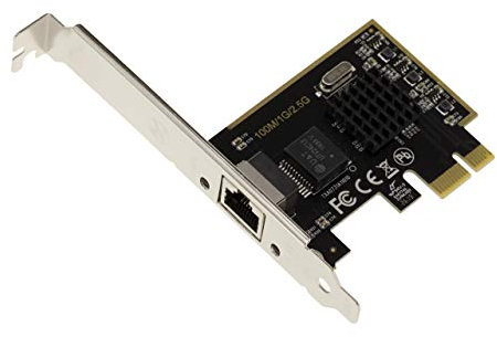 KALEA-INFORMATIQUE Carte contrôleur réseau PCIe 2.5 Gigabit ethernet 10 100 1000 1G 2.5G avec connecteur RJ45 et Chipset Realtek RTL8125