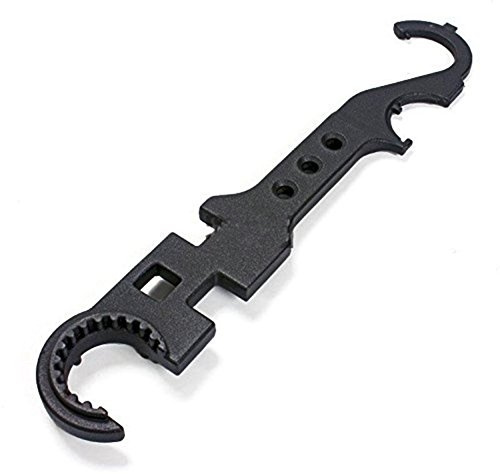 AR15 / M4 Tactical Armorers Rifle Combo Llave Barril Tuerca Herramienta de Rodamiento para Extracción e Instalación AR15 / M4