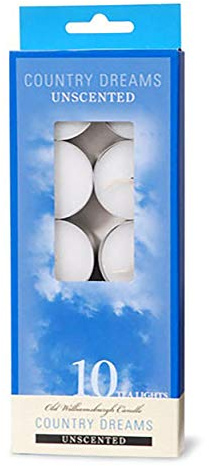 Darice Tea Lights Unscented White Silver Cup