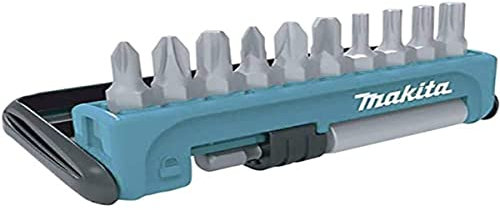 Makita D-64995 Bit-Set 11-teilig, Bits PH, PZ, Torx, Bithalter