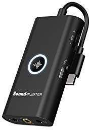 Creative Sound Blaster G3 USB-C External Gaming USB DAC and Amp for PS4, Nintendo Switch, Ft. GameVoice Mix (Audio Balance for Game/Chat), Microphone/Vol Control and Mobile App Control, Plug and Play