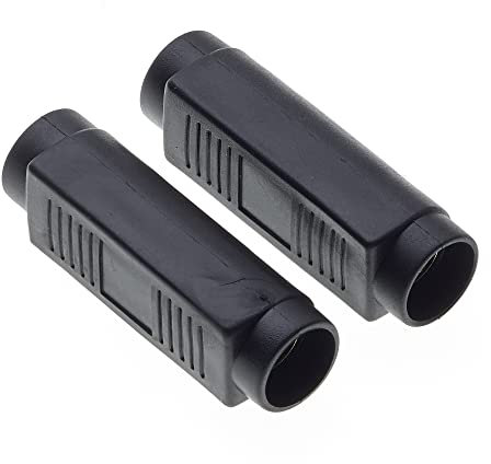 Keple Adattatore S-Video E Accoppiatore Per Il Cambio Di Genere | Cavo Connettore VHS Mini DIN A 4 Pin Da Femmina A Femmina | Confezione Da 2