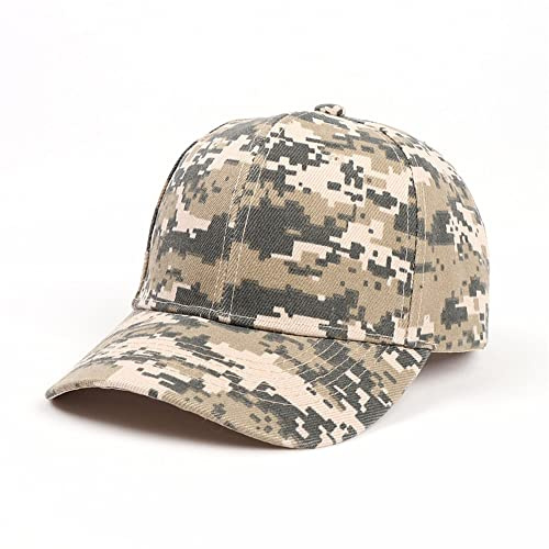 CAMICALMI Baseballkappe, Unisex, für Sport, Laufen, Tennis, Reisen, Camouflage-Muster, verstellbar, Outdoor