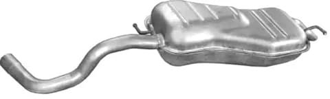 POLMO Endschalldämpfer Hinten passend für AUDI A3 VW Golf IV New Beetle SEAT Leon