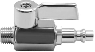 Beduan Air Quick Conect Plug Hose Fittings Ball Valve, Stainless Steel 1/4 Inch NPT Male Air Coupler Plug Compressor Shut Off Vavle