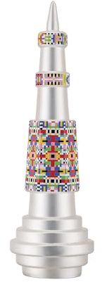 Alessi Vertigo ESA07 - Punta de Àrbol de Navidad de Design, en Vidrio Soplado Decorado a Mano