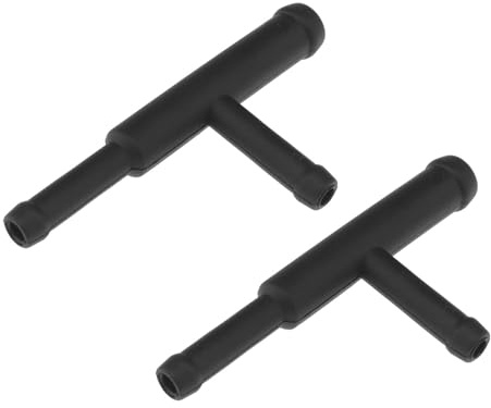 Be In Your Mind Connecteur de Tuyau en T pour Tuyau Liquide de Refroidissement Compatible avec VW T4 Transporter Van 074121438C Bouteille d'expansion Réservoir Système de Refroidissement en T, Noir