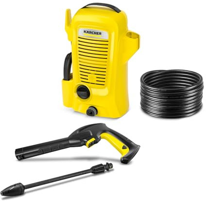 Kärcher Idropulitrice K 2 Universal Edition, Pressione max. 110 bar, Portata 360 l/h, Area di lavoro 20 m²/h, Filtro acqua, Pistola e Tubo Alta Pressione 3m, Ugello rotante