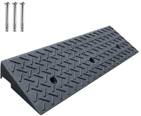 Pkw Auffahrrampe, Gummirampe, Rollstuhlrampe, Gummi-Bordsteinrampen For Schwere Lasten, Bordsteinrampen For Industrieeinfahrten, for Ladedocks, Fahrräder, Fahrzeuge, Lager, Rollstühle ( Size : 100*25*
