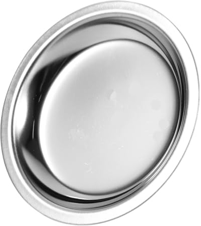 ABOOFAN Tea Bag Holder Saucer 2.80 Inch Stainless Steel Tea Bag Tray Round Plate for Home Bar Restaurant Accessories