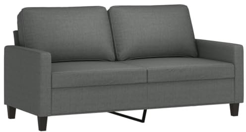 ULUYYUC Chaiselongue Camping Sofa Sofas & Couches Schlafcouch - 2-Sitzer-Sofa Dunkelgrau 140 cm Stoff für Lounge Garten Party Terrasse