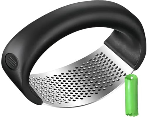 Presse-ail, hachoir à ail, broyeur à ail, presse-ail à bascule, hachoir à ail, presse-ail à bascule, broyeur à ail avec tambour à éplucher l'ail, hachoir à ail manuel, broyeur à ail for gadgets de cui